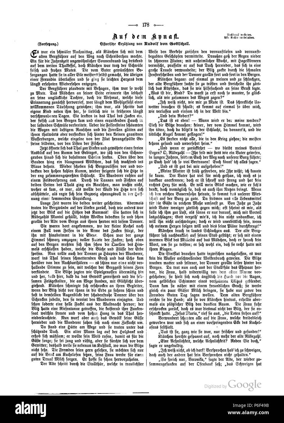 . Die Gartenlaube. Erreur d'expression : mot inconnu 'die'. Deutsch : keine Bildunterschrift : Anglais pas de légende . N/A 34 Die Gartenlaube (1898) 0178 Banque D'Images