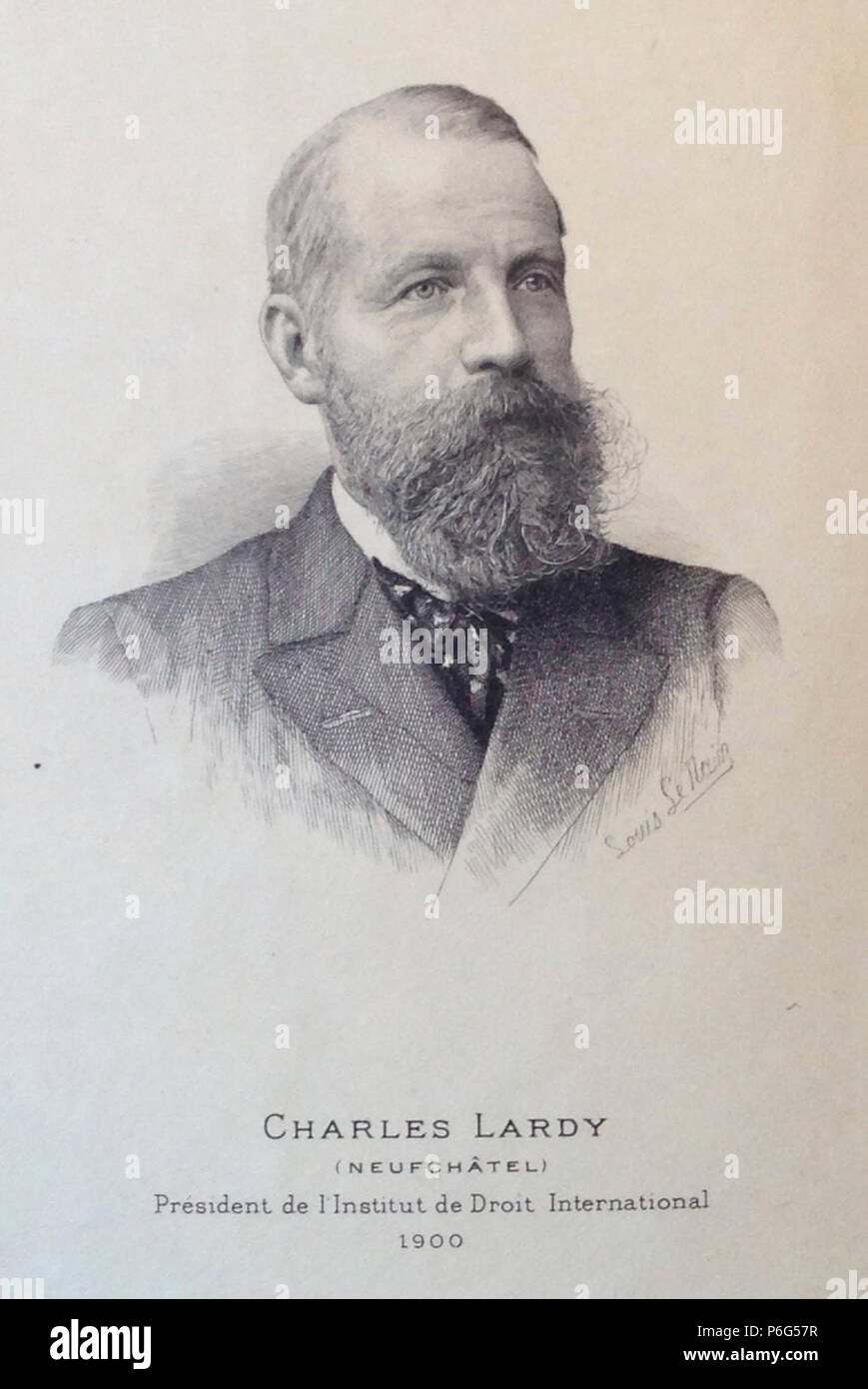 1900-Charles-Lardy-Neucha téléphone-e1497193709437. Banque D'Images