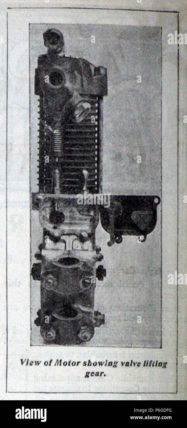 1903 De Dion-Bouton unique cylindre moteur (2). Banque D'Images