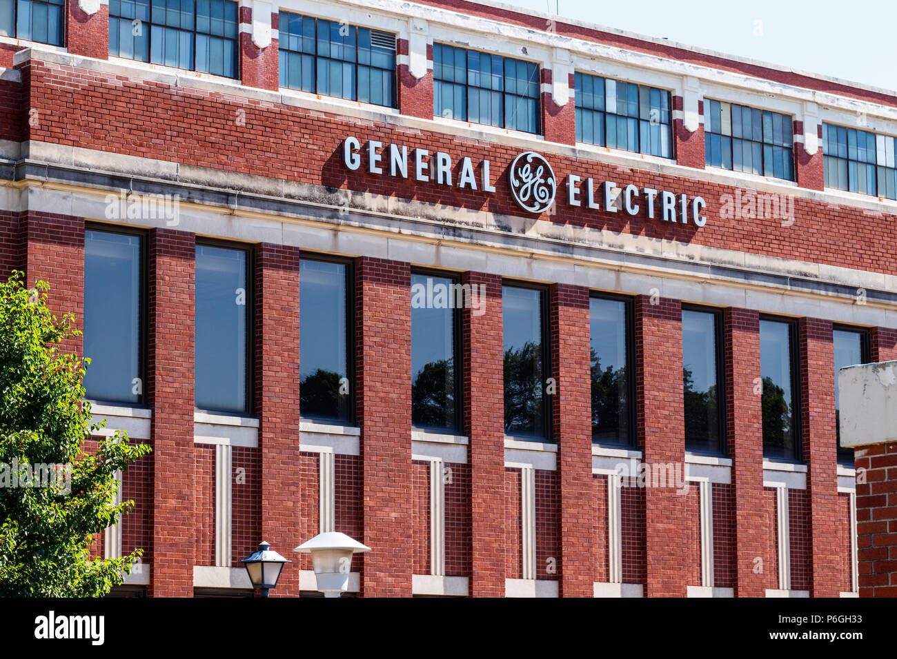 Ft. Wayne - Circa Juin 2018 : l'ex-général de l'usine électrique d'éclairage. Des difficultés financières ont obligé GE à chercher des acheteurs pour plusieurs divisions, includi Banque D'Images