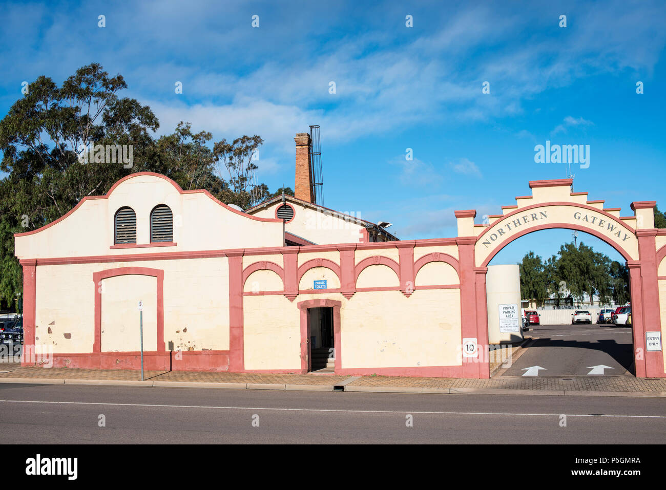 Bâtiment Old Brewery, Port Augusta, SA, Australie Banque D'Images