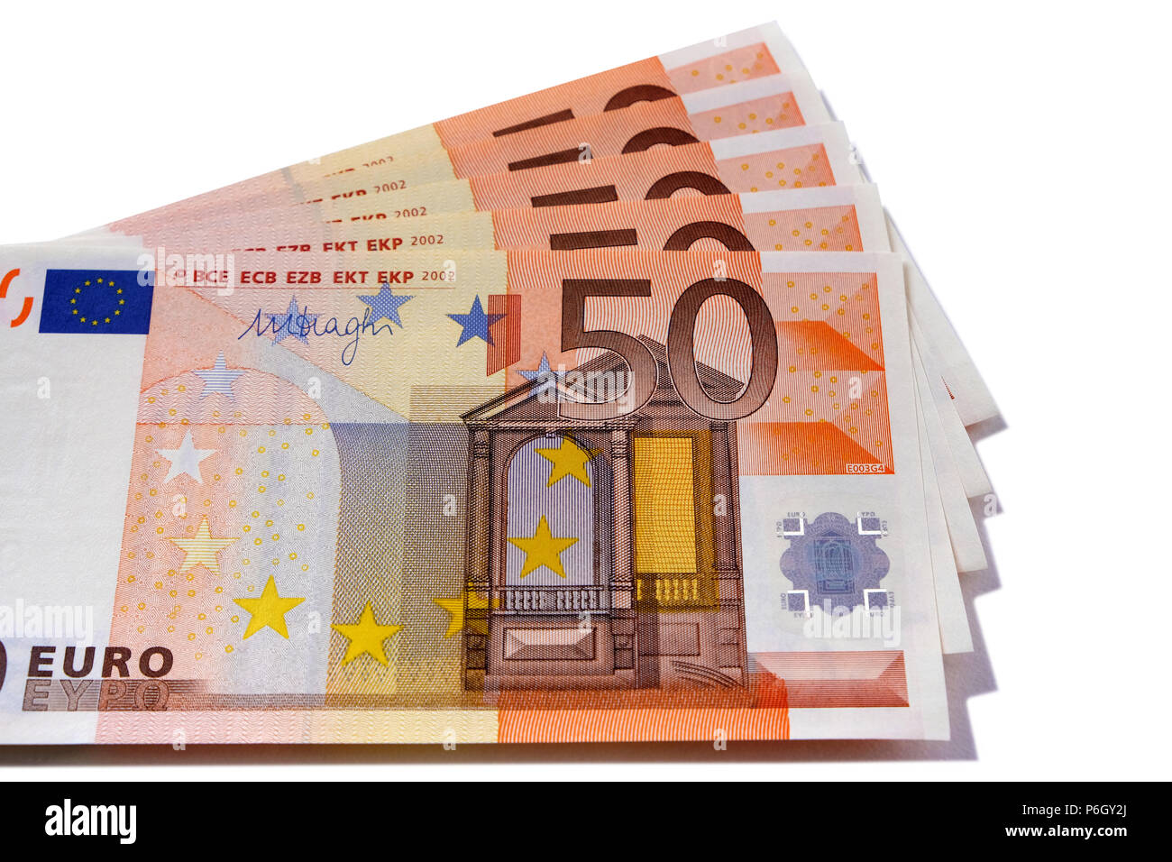 Pile de 50 euros Banque de photographies et d’images à haute résolution ...