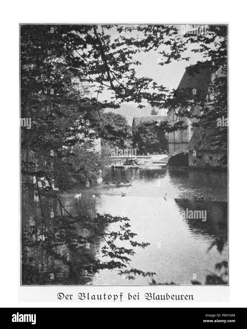74 Schwabenalb S013B, Blautopf Blaubeuren, Andrea Kirmeier K. Banque D'Images
