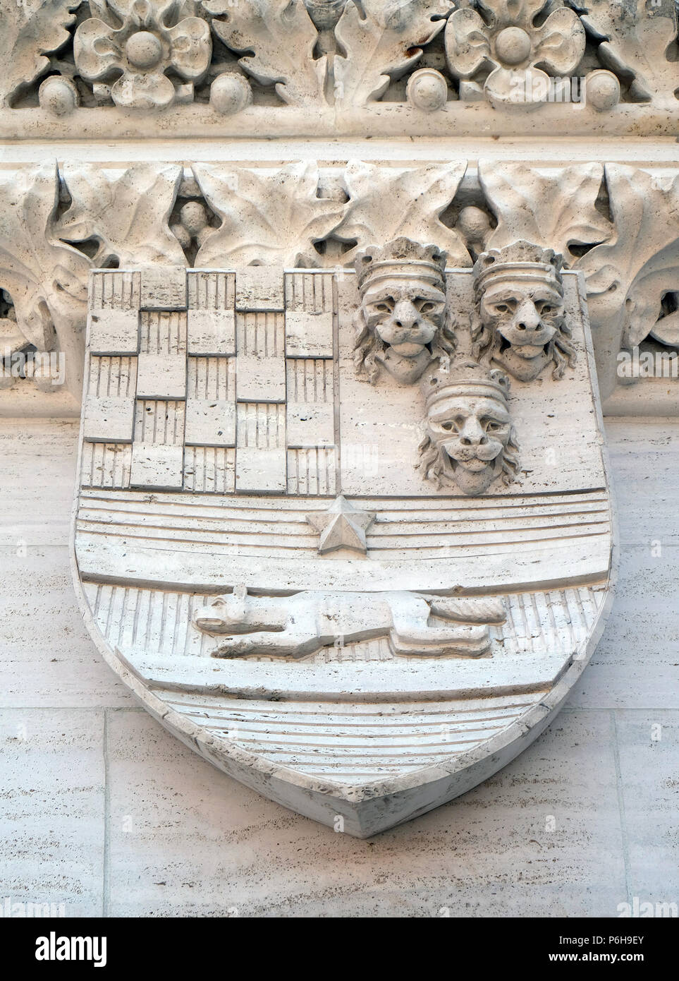 Armoiries du Royaume de Croatie, Slavonie et Dalmatie, cathédrale de