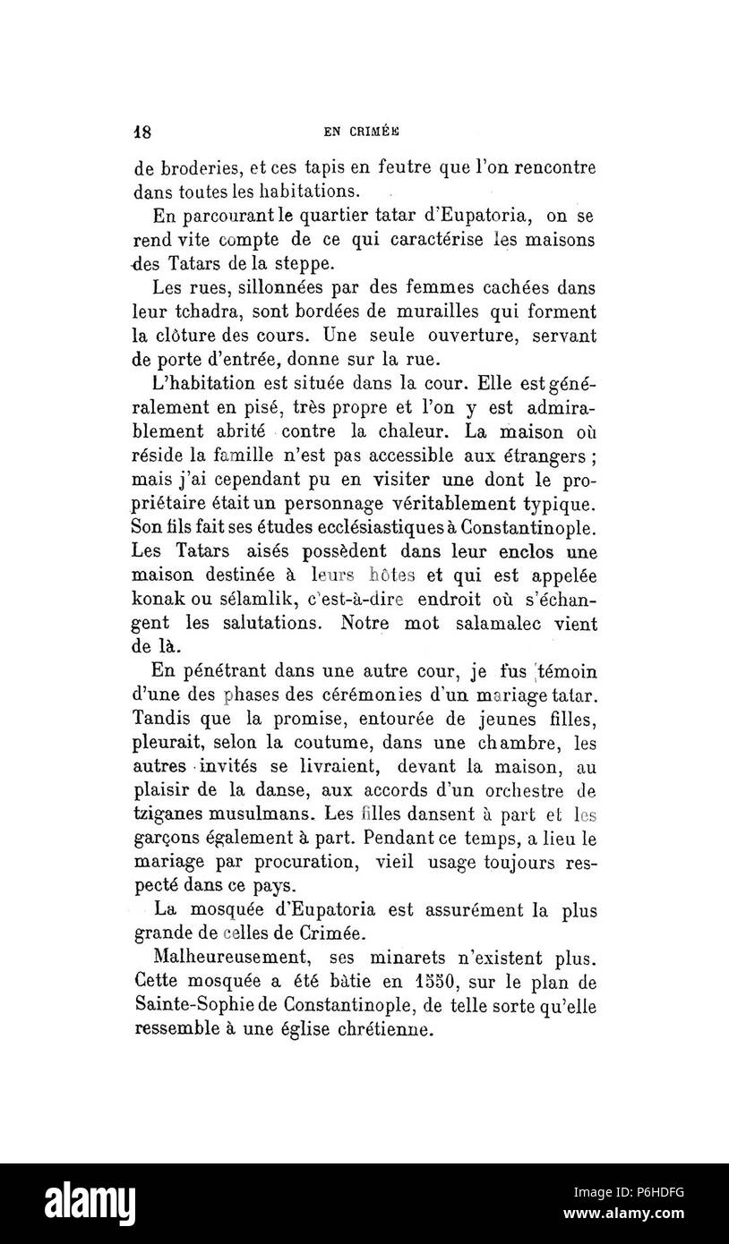 1906. Baye, en Crimée. La RSL Страница (17 25698812303). Banque D'Images