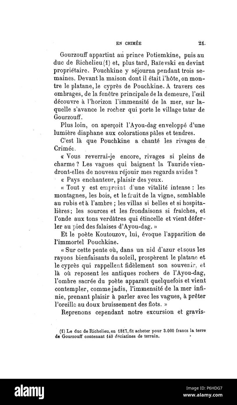 1906. Baye, en Crimée. La RSL Страница (20 25696684124). Banque D'Images