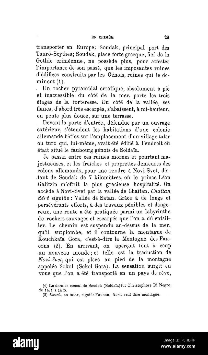 1906. Baye, en Crimée. La RSL Страница (28 26235292161). Banque D'Images