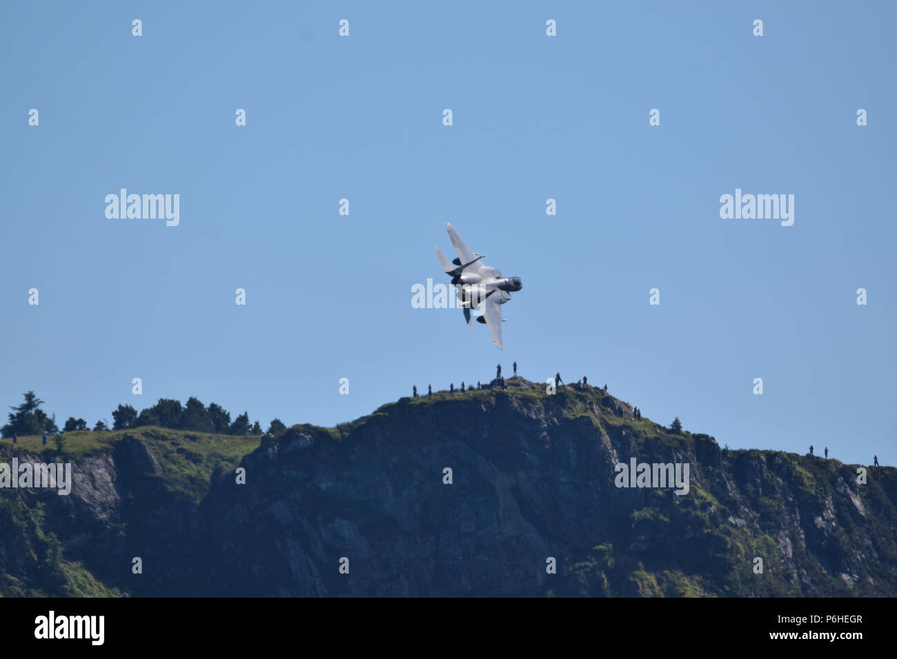 USAF McDonnell Douglas F-15C en avion de chasse Banque D'Images