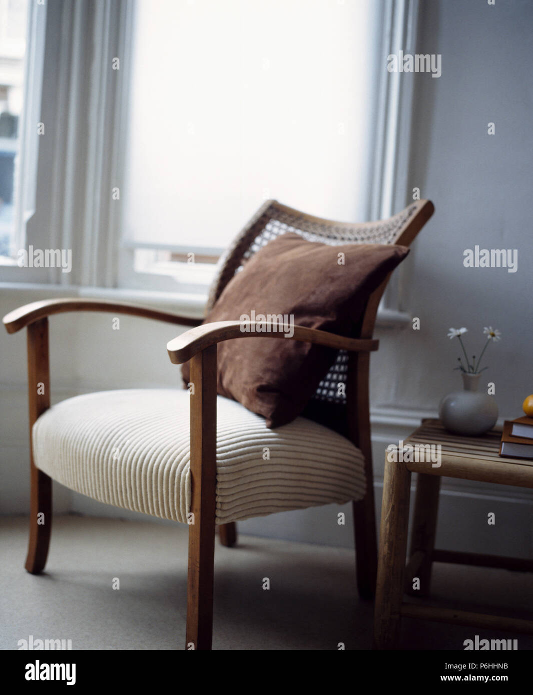 Chaise fauteuil argenté beige CLOUD - Table/Chaise Design Élégant