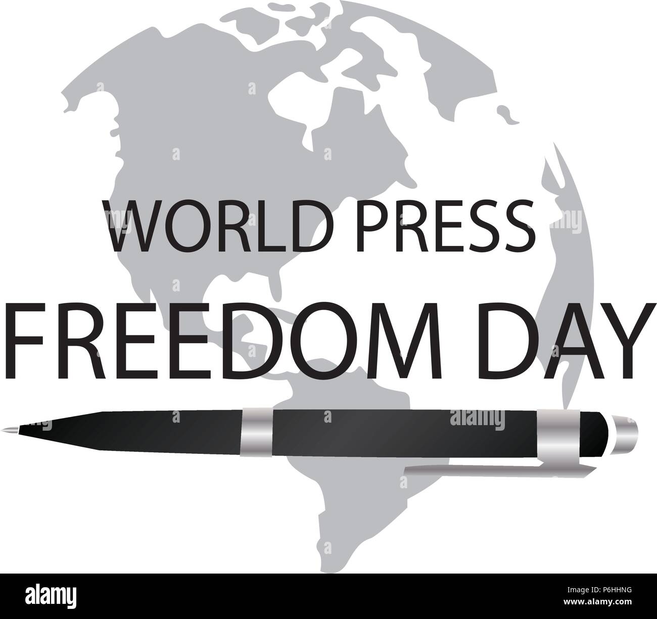 Journée mondiale de la liberté de la presse Illustration de Vecteur