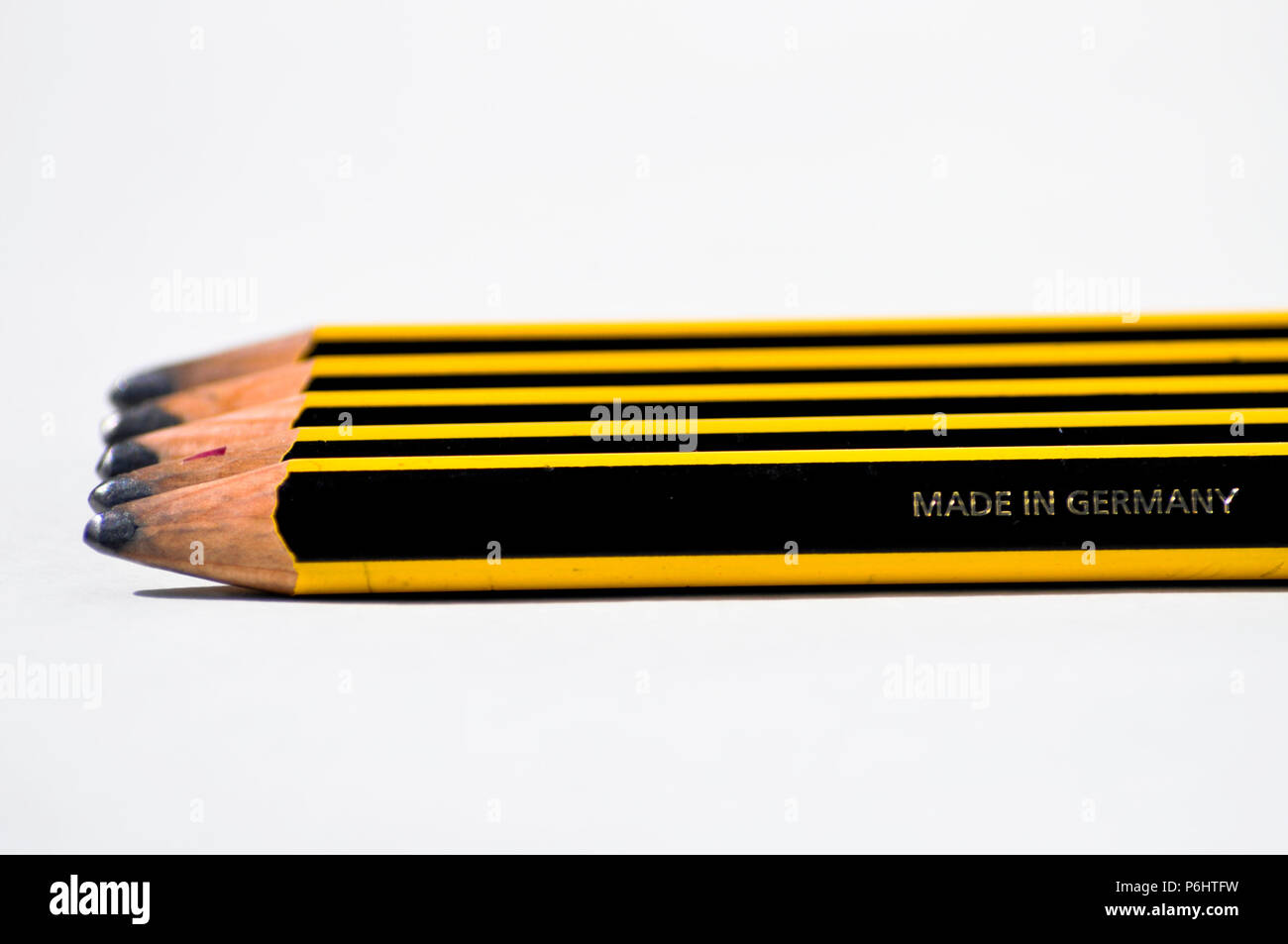 Crayons triangulaires Banque D'Images