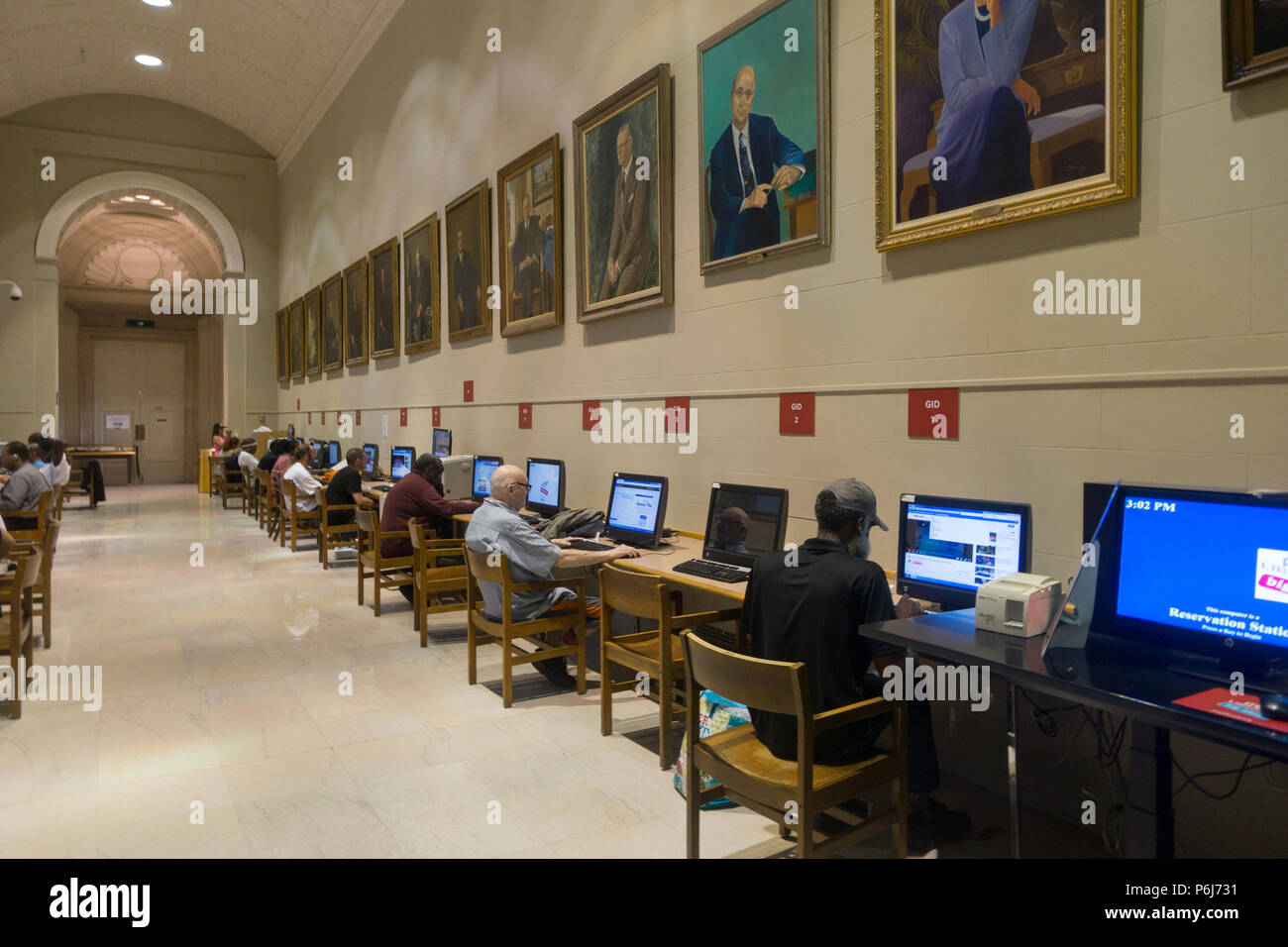 Bibliothèque gratuite de Philadelphie, PA Banque D'Images