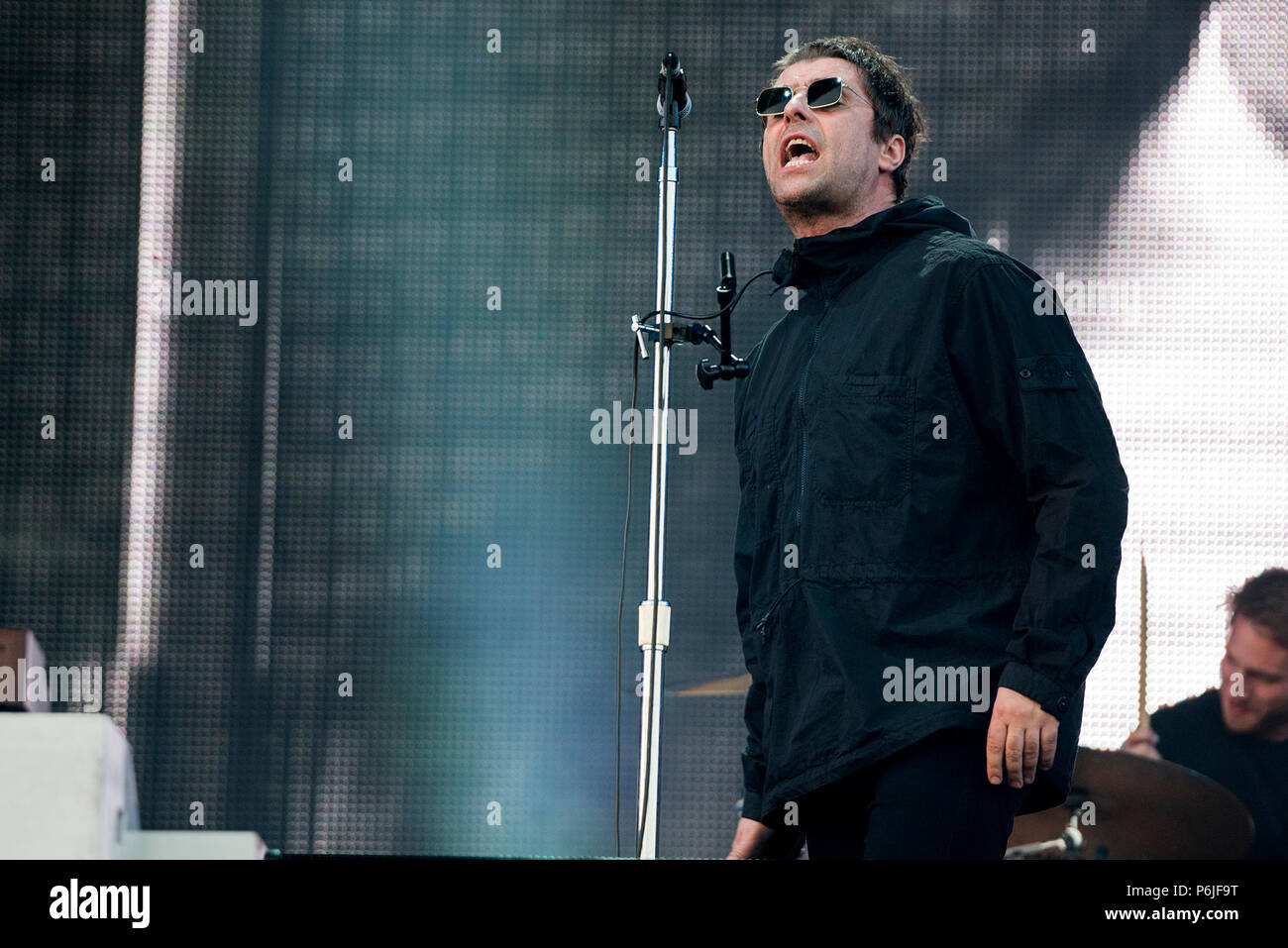 Glasgow, Royaume-Uni. 30 juin 2018. Liam Gallagher manchettes la scène principale au Festival 2018 TRNSMT, Glasgow Green, Glasgowl 30/06/2018 © Gary Mather/Alamy Live News Banque D'Images