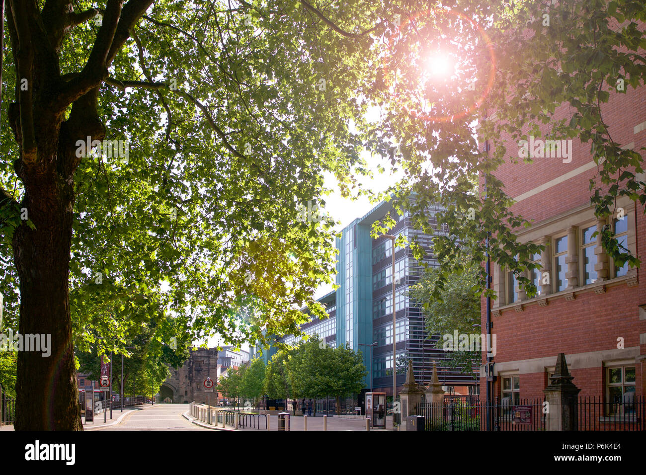 Le centre-ville de Leicester, Newwarke Banque D'Images