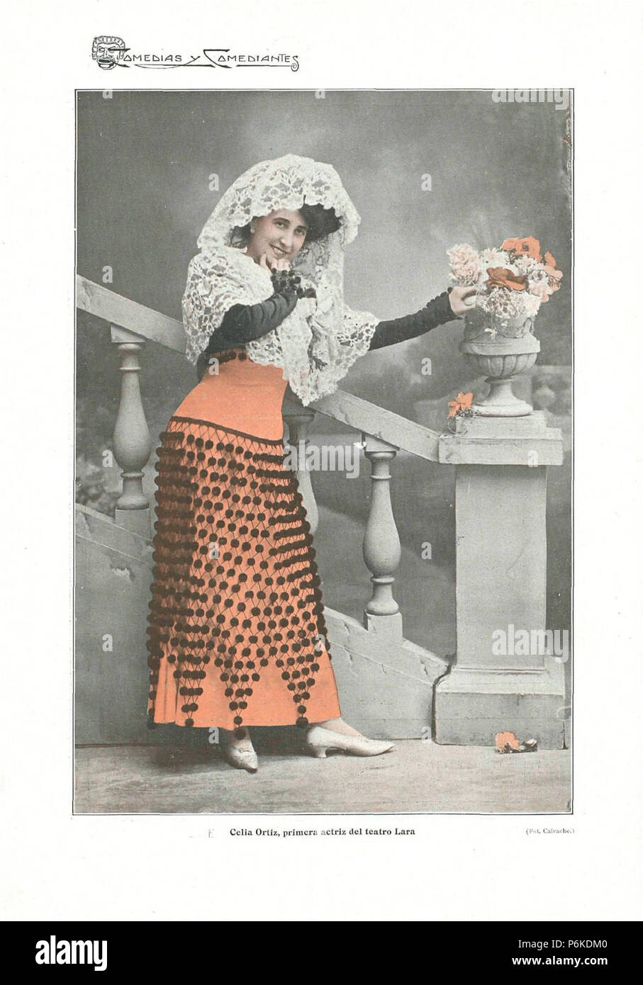 1910-11, Comedias y Sofitel Montevideo Casino Carrasco and Spa, Celia Ortiz, Calvache. Banque D'Images