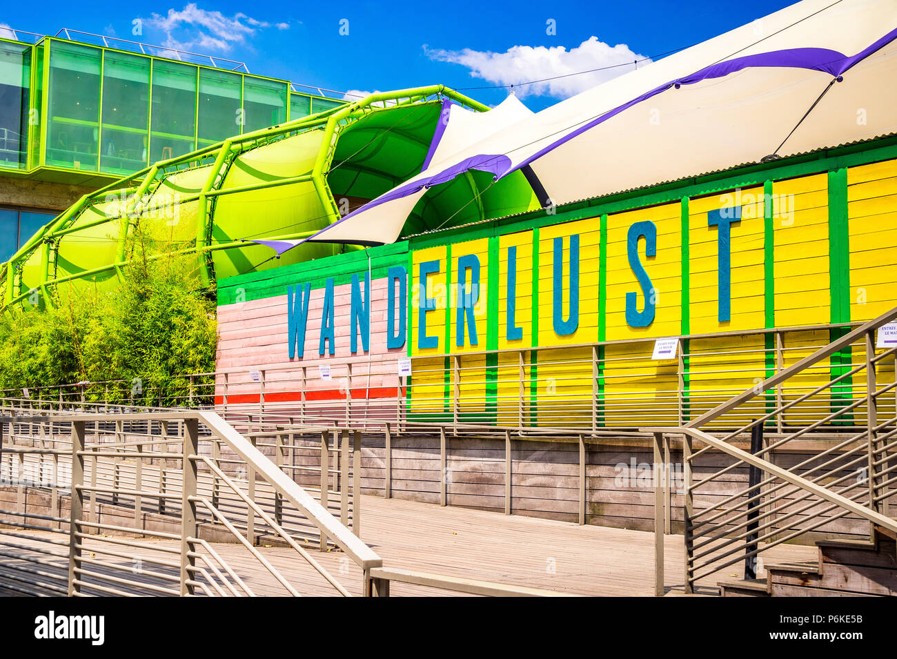 Cité de la mode et du design building in Paris, France Banque D'Images
