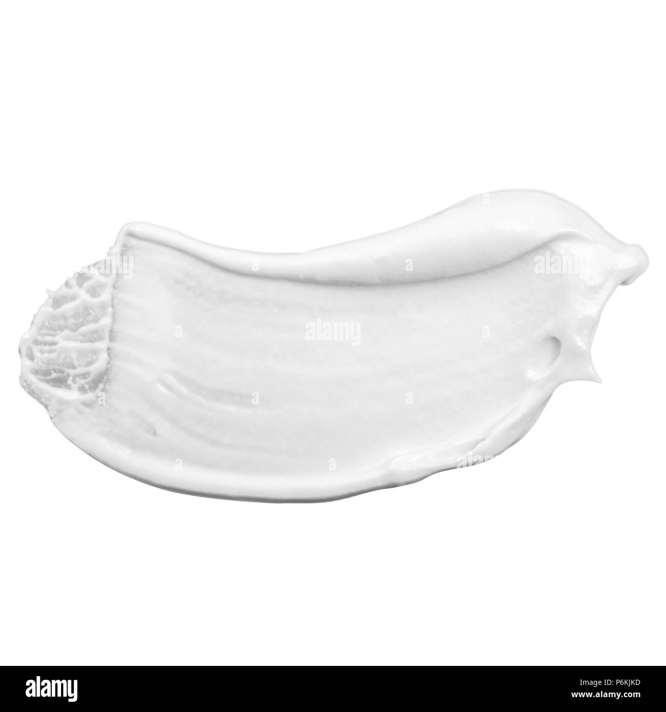 Crème cosmétique isolé sur fond blanc Banque D'Images