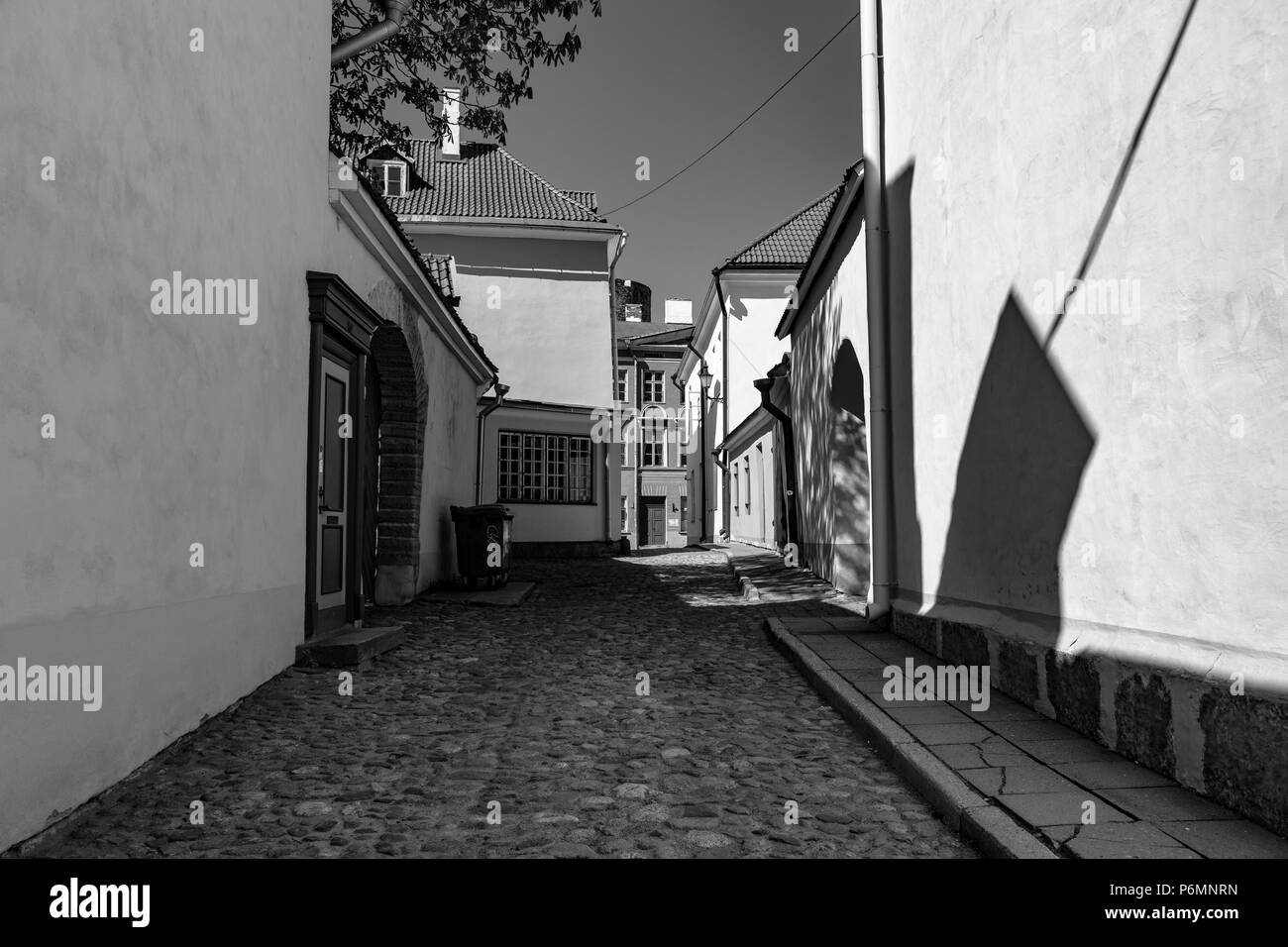 Street view à Tallin, Estonie Banque D'Images