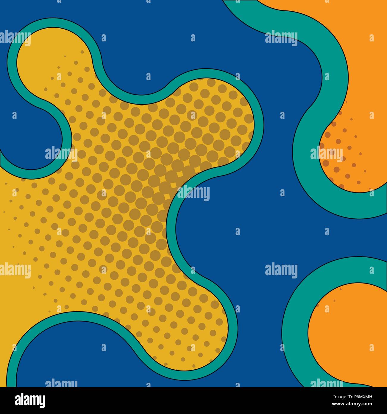 Abstract vector design de bannières avec effet de demi-teintes. Illustration de Vecteur