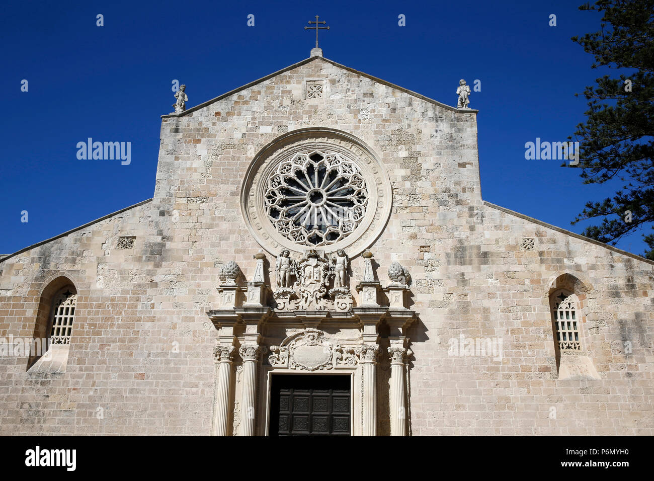 Otranto Duomo (cathédrale), l'Italie. Banque D'Images