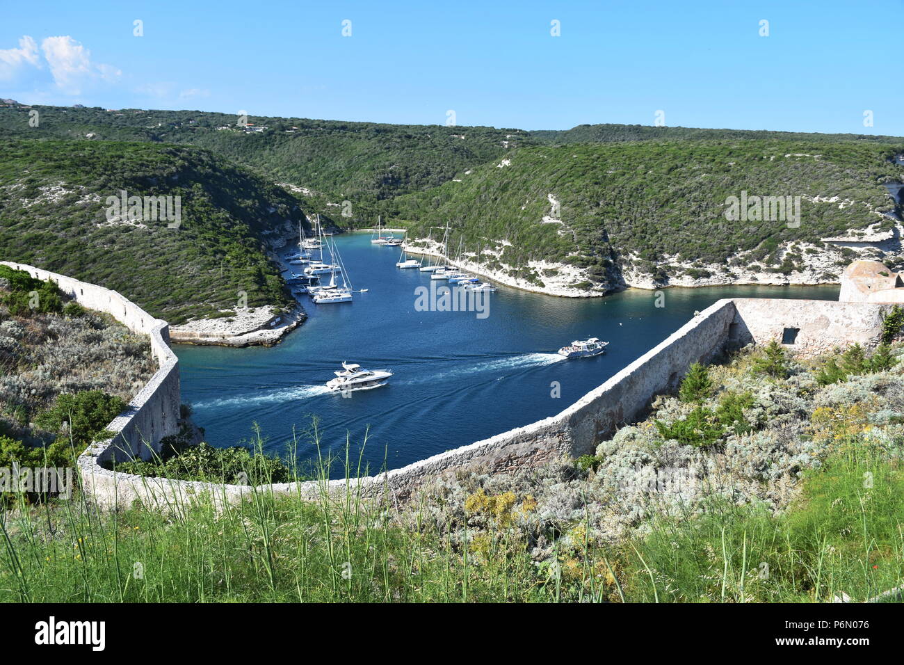 Port de Bonifacio Banque D'Images