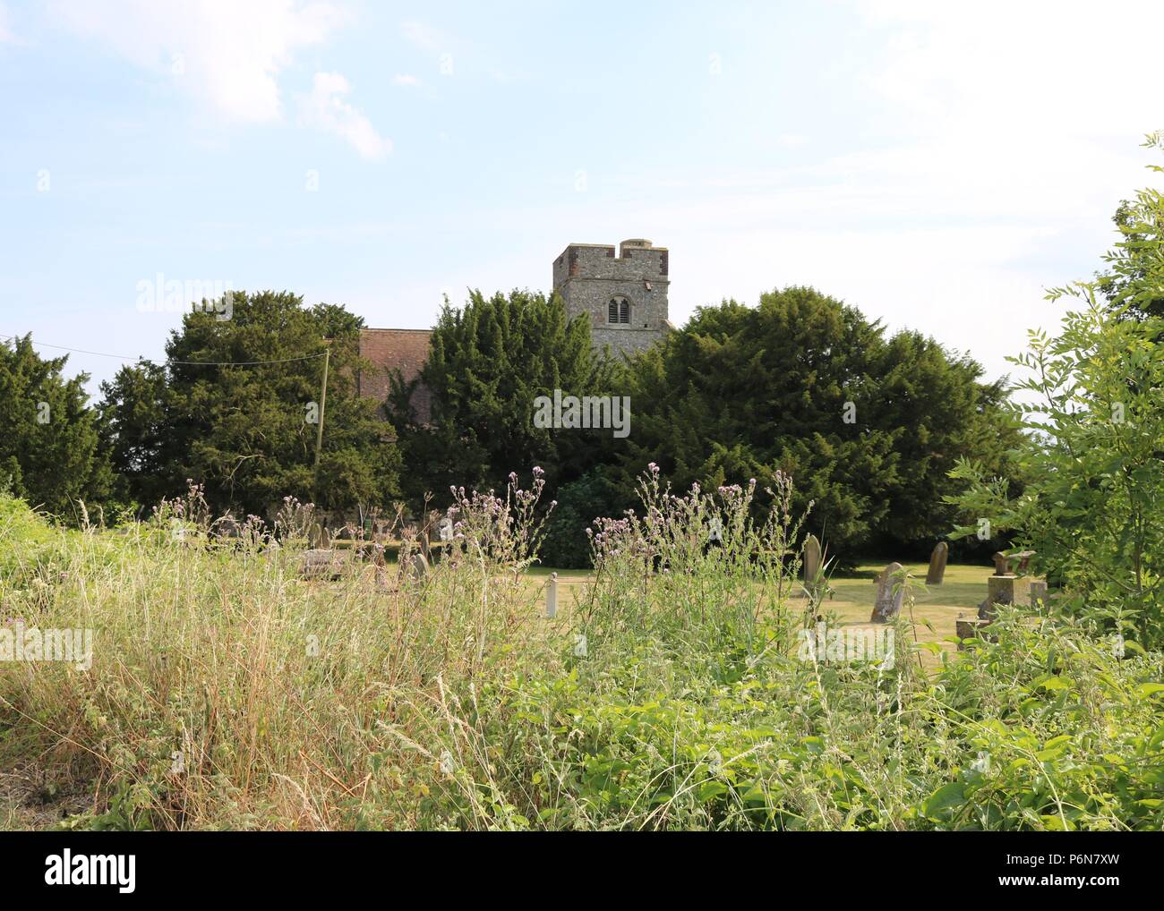 Église St Marys Burham , Kent Banque D'Images