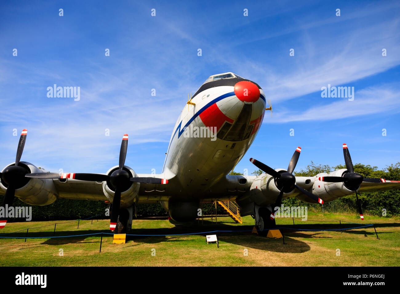 RAF Handley Page Hastings T5, TG517 à Newark air museum, Newark upon Trent, Nottinghamshire, Angleterre Banque D'Images