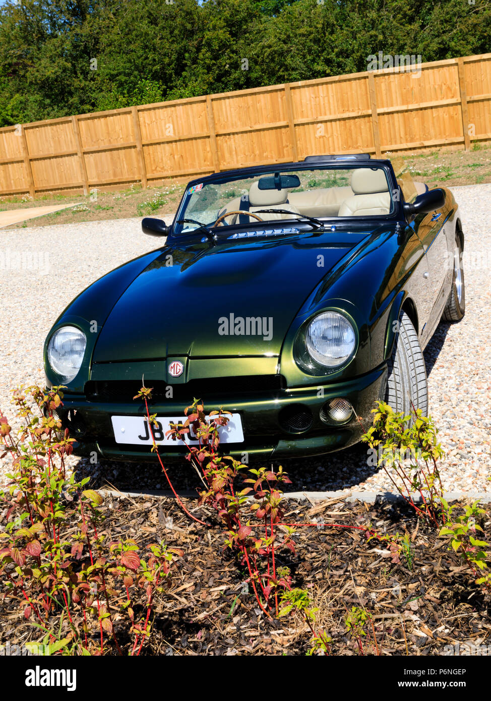 Rover MG RV8 voiture de sport. Banque D'Images