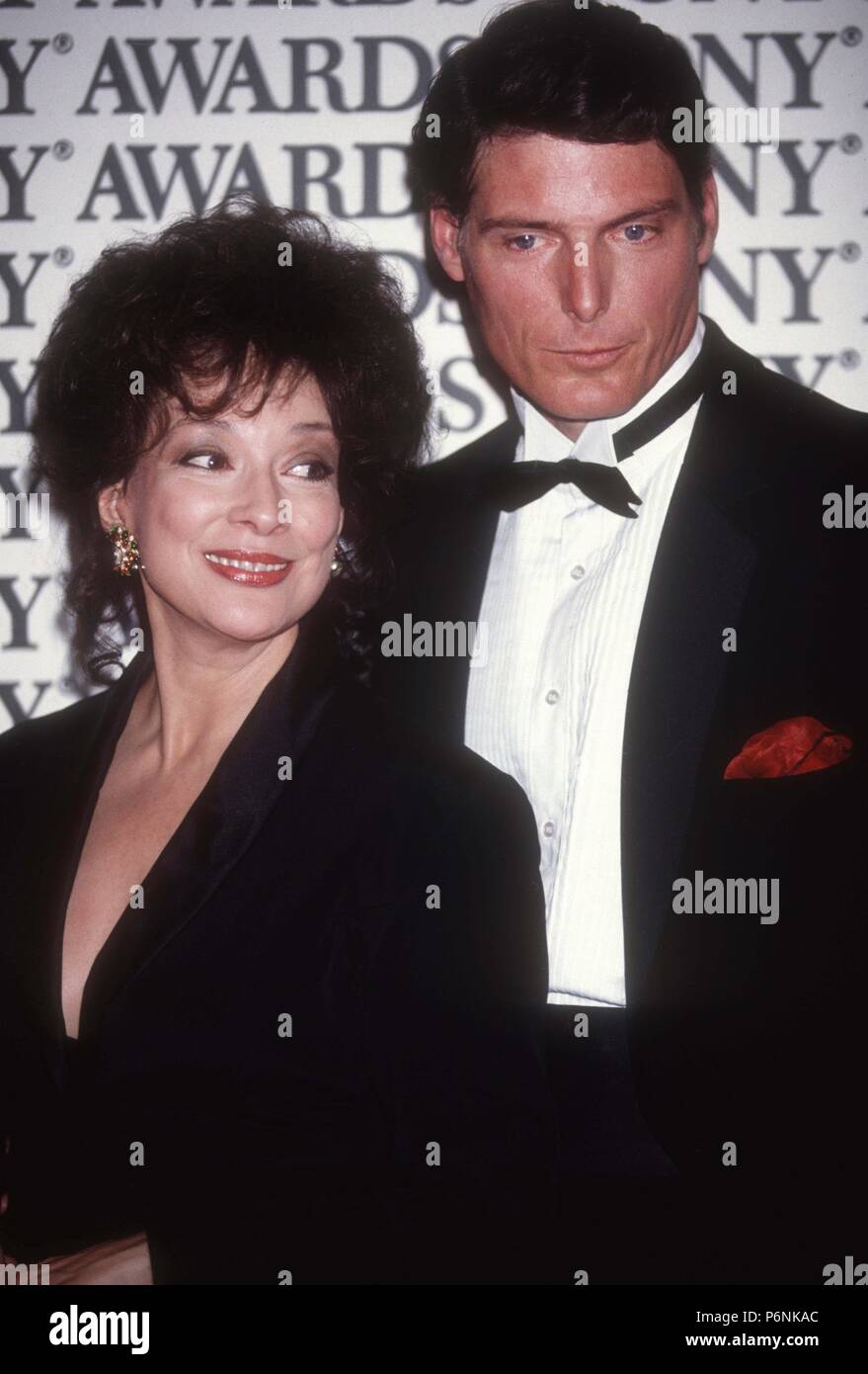 Dixie Carter Chris Reeve 1983 Photo par Adam Scull/PHOTOlink/MediaPunch Banque D'Images