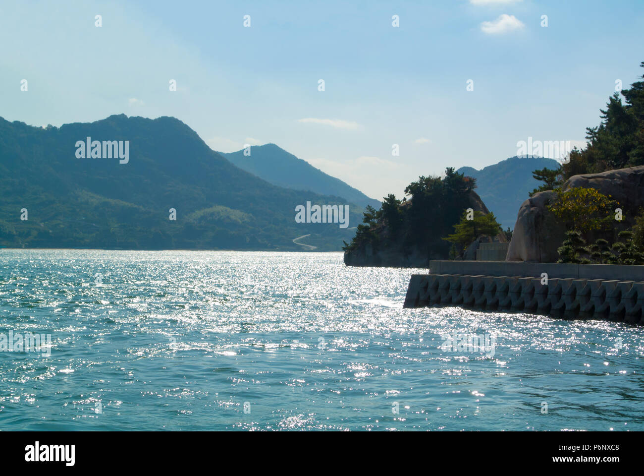 Parc national de Setonaikai, Hiroshima, Japon Banque D'Images