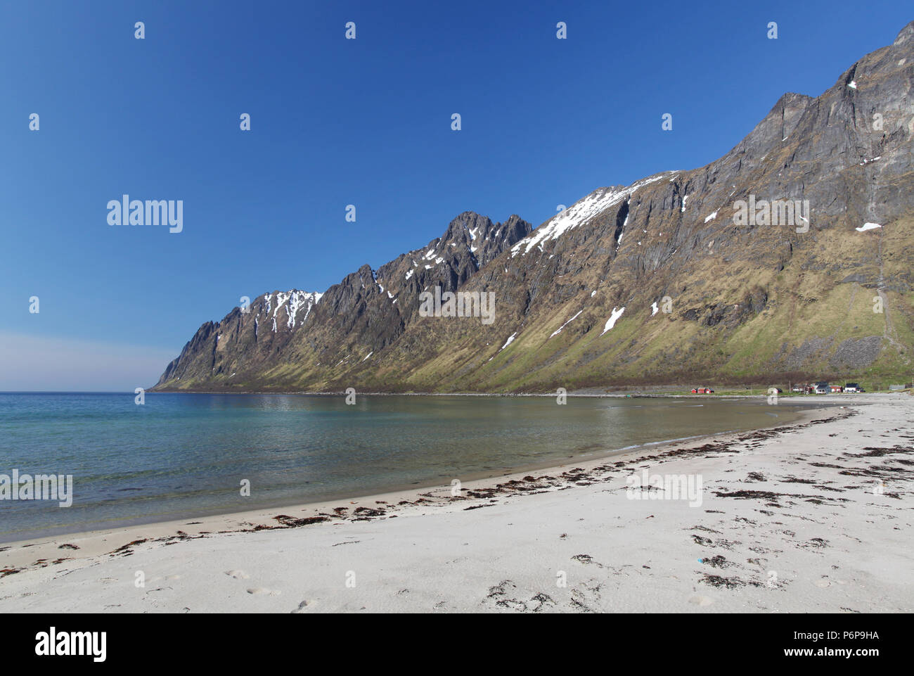 L'île de Senja, Norvège Banque D'Images