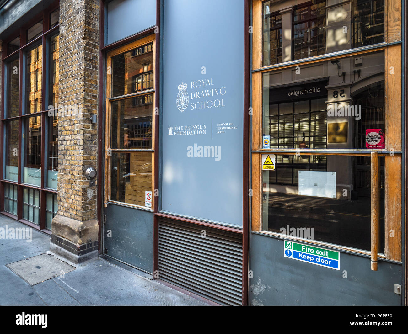 L'École de dessin Royal à Charlotte Rd, Shoreditch à l'Est de Londres