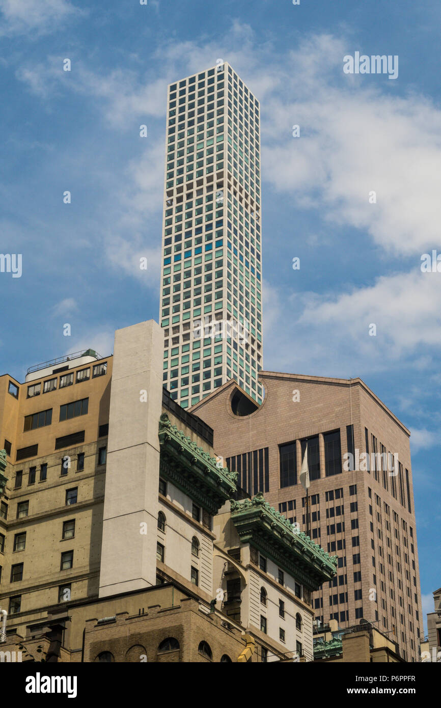 Haut gratte-ciel de Midtown Manhattan ,, NYC, USA Banque D'Images