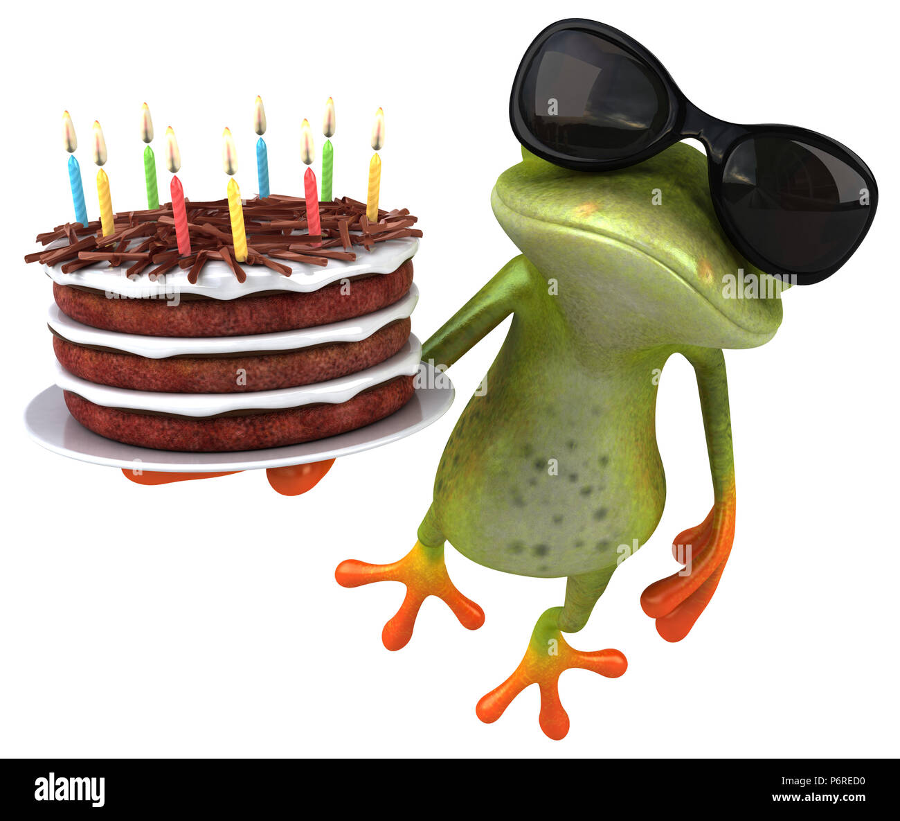 Grenouille Amusante Avec Un Gateau D Anniversaire 3d Illustration Photo Stock Alamy Grenouille Amusante Avec Un Gateau D Anniversaire 3d Illustration Photo Stock Alamy