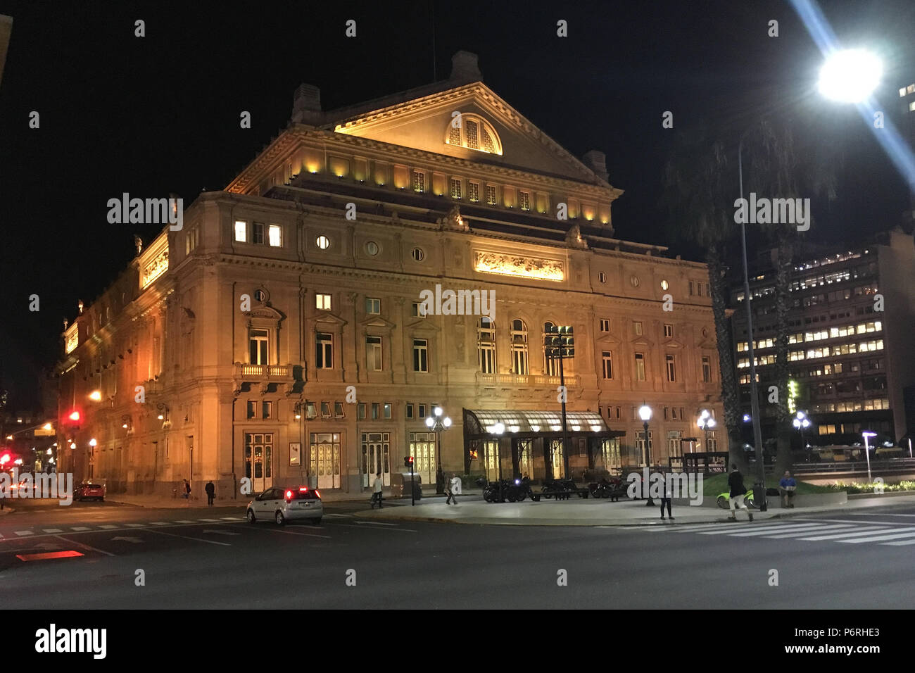 Le Teatro Colón, Columbus, le théâtre est le principal opéra de Buenos Aires, Argentine. Dans l'acoustique top 5 dans le monde. Banque D'Images