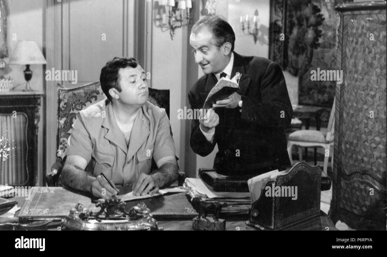 Certains l'aiment froide Année : 1959 - France Louis de Funès, Jean Richard Directeur : Jean Bastia Guy Lionel Banque D'Images