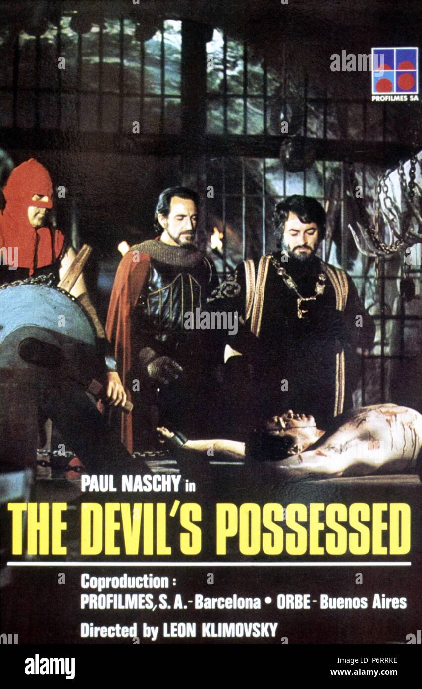 El mariscal del infierno possédés du Diable Année : 1974 Espagne / Argentine Réalisateur : Leon Klimovsky Paul Naschy Poster (USA) Banque D'Images
