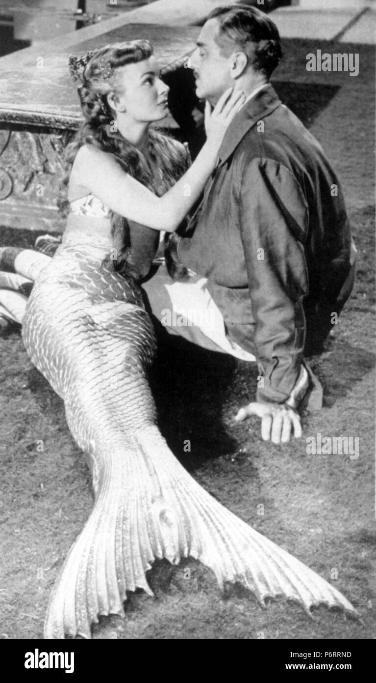 M. Peabody et la sirène Année : 1948 USA Réalisateur : Irving Pichel Ann Blyth, William Powell Banque D'Images
