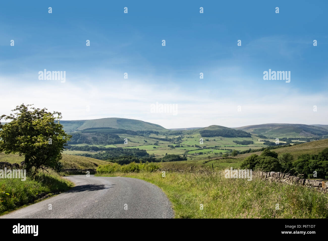 Creux de Bowland, le Lancashire hills Banque D'Images