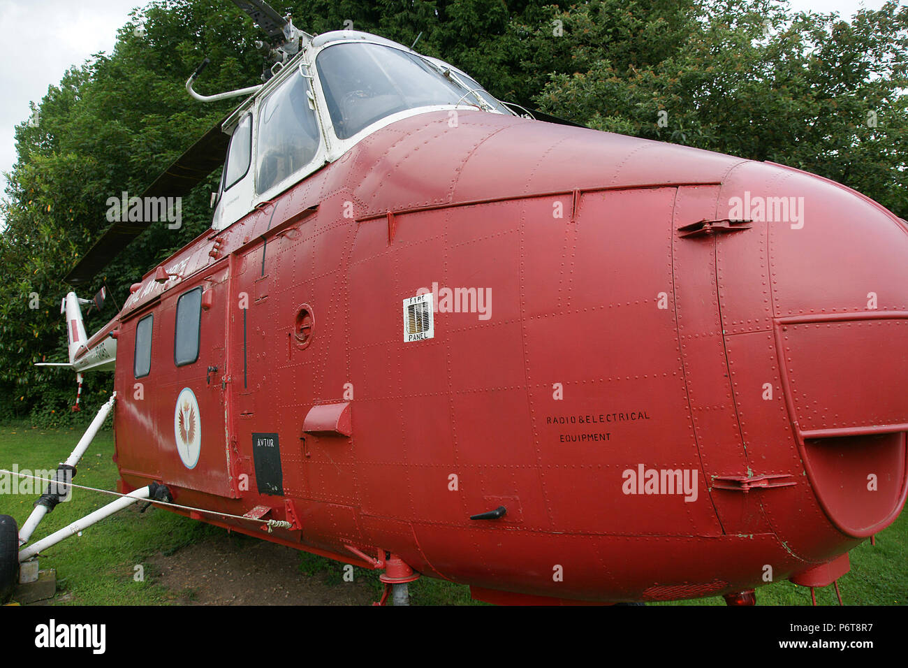 L'hélicoptère de recherche et sauvetage de la RAF, Westland Whirlwind Banque D'Images