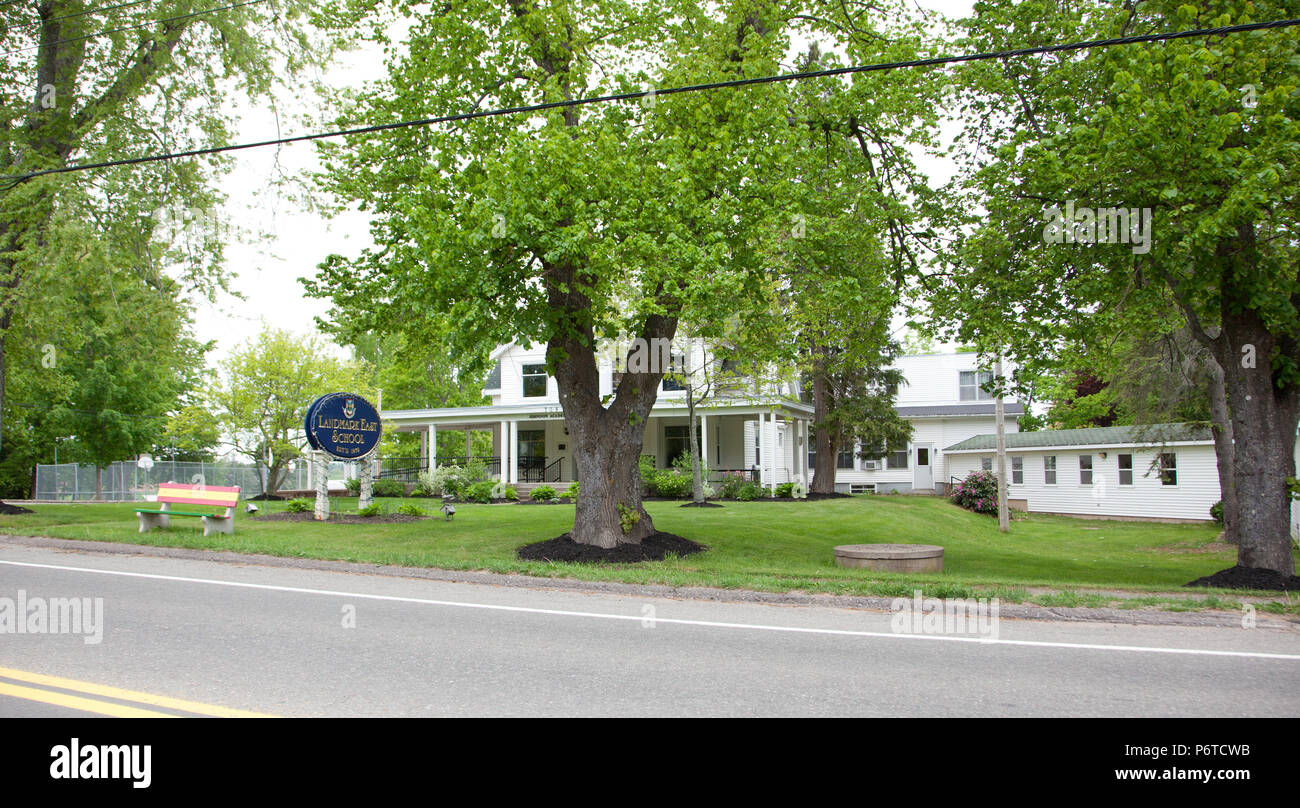 4 juin 2018- Wolfville, Nouvelle-Écosse : l'école indépendante axé sur les étudiants ayant des troubles d'apprentissage, vue Est. Banque D'Images
