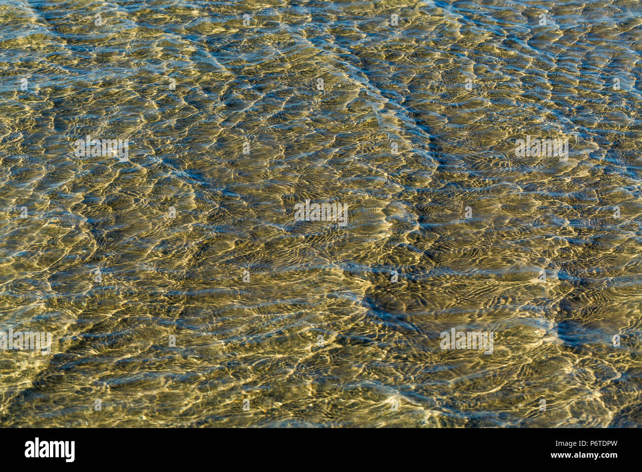 Motif formé par eau retour à l'océan comme une vague recule, sur Shi Shi Beach le long de l'océan Pacifique à l'Olympic National Park, Washington Sta Banque D'Images