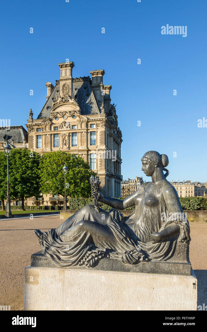 Le Louvre, Paris, France Banque D'Images