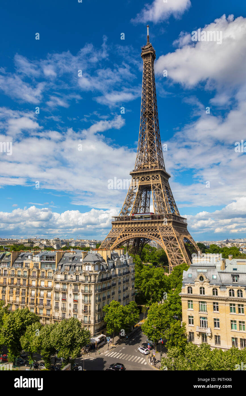 La Tour Eiffel, Paris, France Banque D'Images