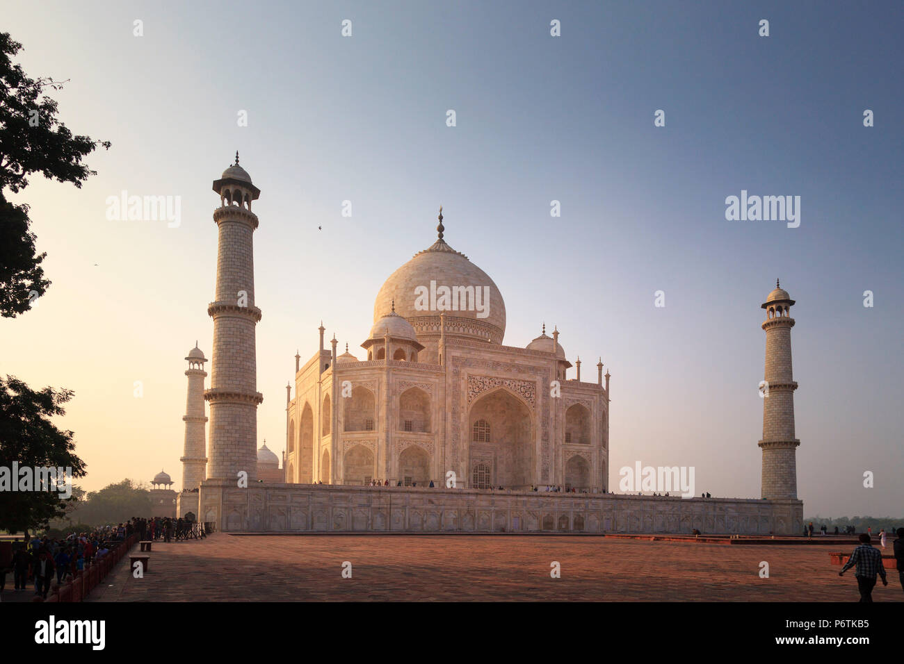 L'Inde, Uttar Pradesh, Agra, Taj Mahal (UNESCO site) Banque D'Images