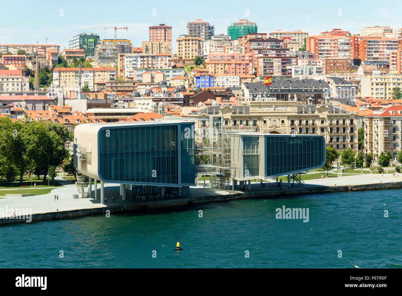 Le Centro Botin immeuble sur Santander Espagne bord de mer Banque D'Images