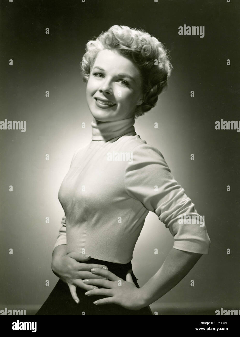 L'actrice américaine Sally Forrest, 1940 Banque D'Images