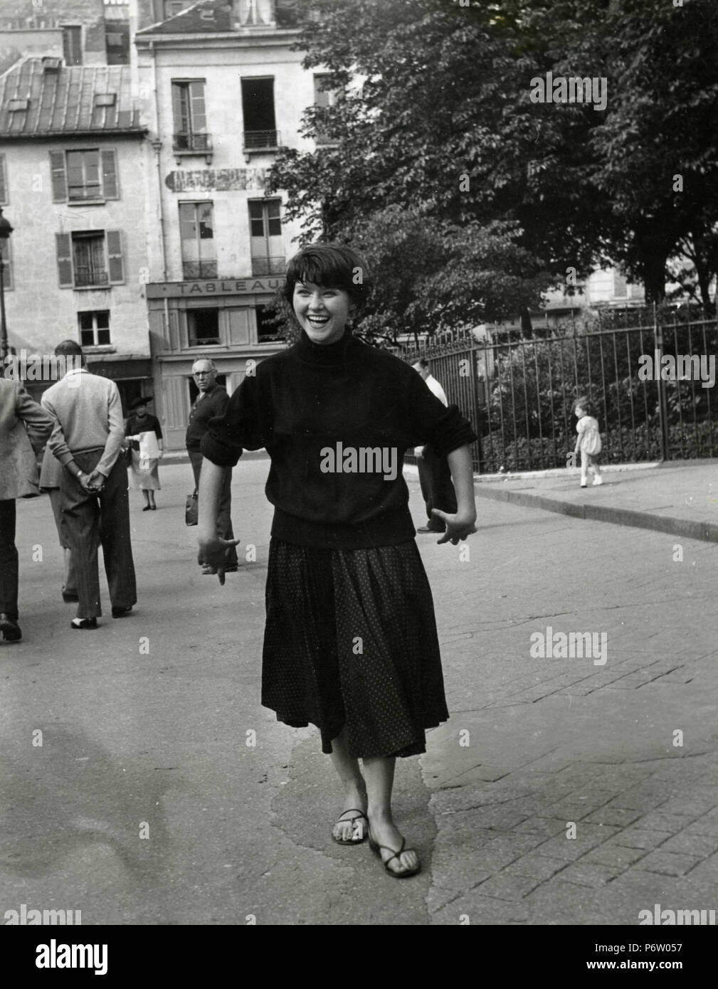 L'actrice française Gisèle Frery, Paris, France 1951 Banque D'Images