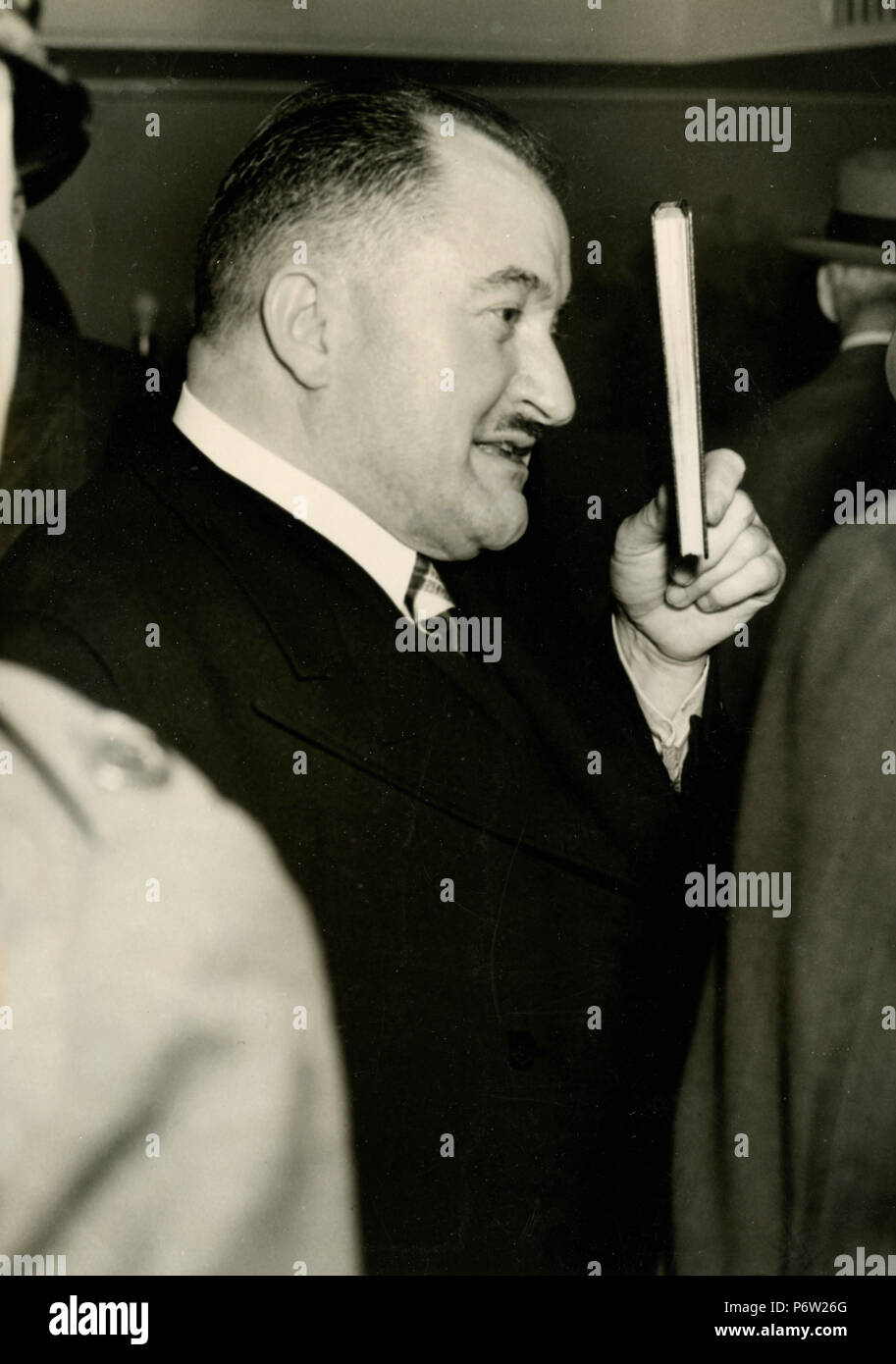 Grover Cleveland Bergdoll, Guerre Mondiale Projet de déserteur, NY, USA, 1939 Banque D'Images