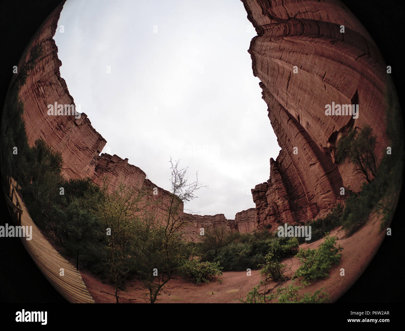 Parc national Talampaya, situé dans l'est/centre de la province de La Rioja, en Argentine. Il a été désigné site du patrimoine mondial de l'UNESCO en 2000. Banque D'Images